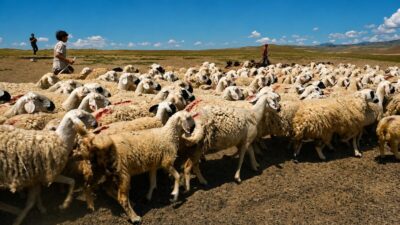 Malatya’da yayla sezonunun başlamasıyla birlikte yetiştiriciler sürülerini meralara çıkarmaya başladı.