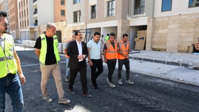 Battalgazi Belediye Başkanı Bayram Taşkın, Sancaktar Mahallesi’ndeki rezerv alan çalışmalarını