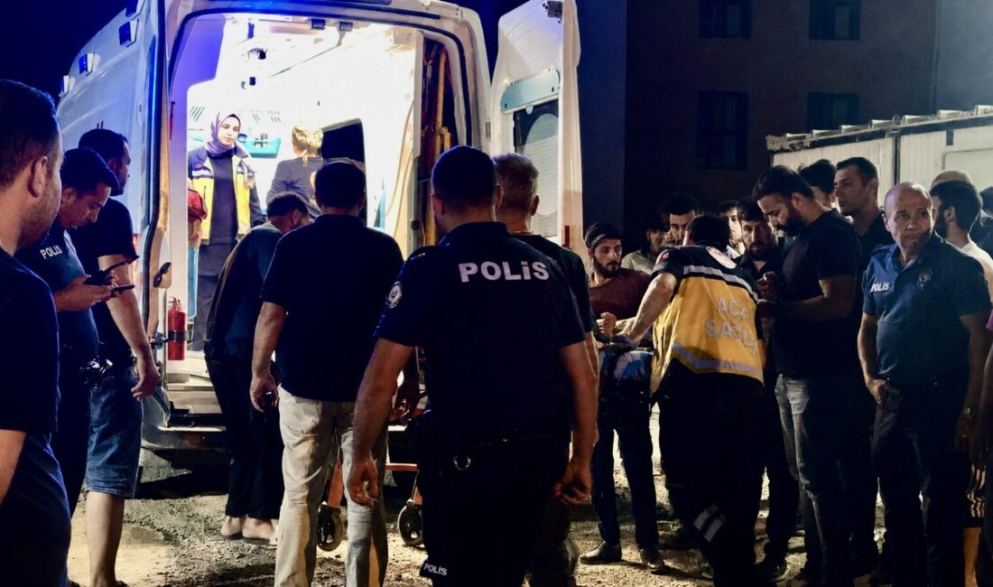 Malatya’da konut projesi inşaatında çalışan bir işçi kaldığı konteyner koğuşunda
