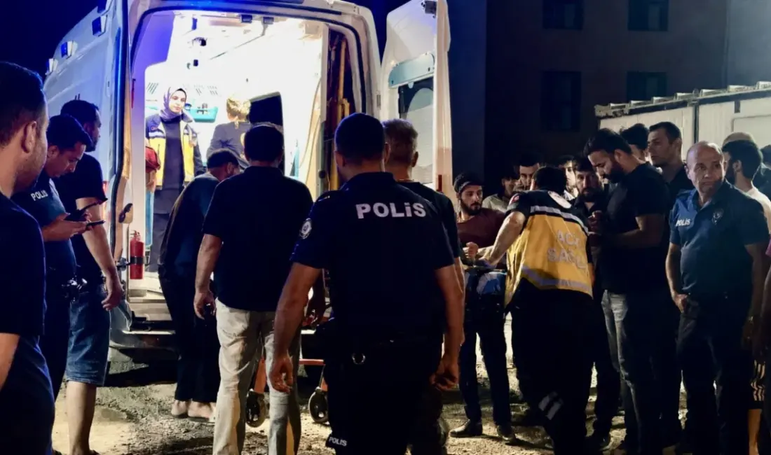 Malatya’da konut projesi inşaatında çalışan bir işçi kaldığı konteyner koğuşunda