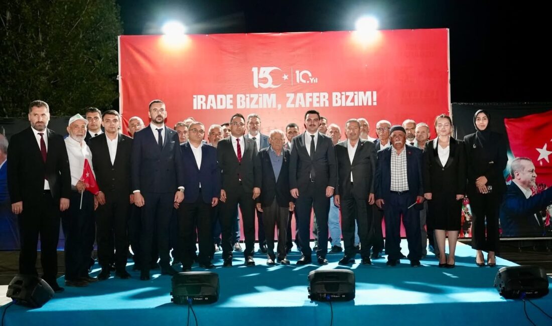 Darende’de 15 Temmuz Demokrasi ve Millî Birlik Günü dolayısıyla düzenlenen