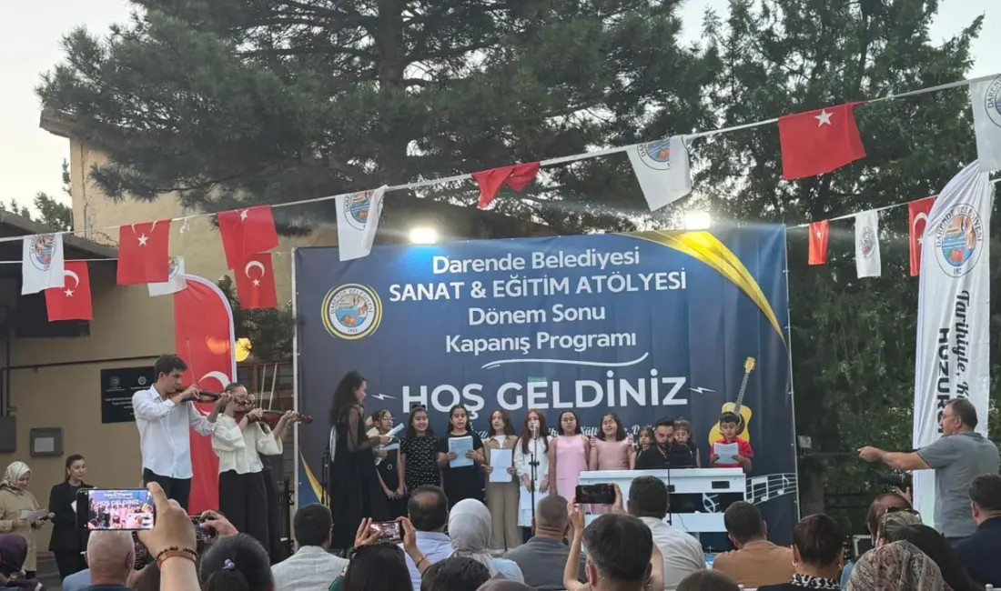 Darende Belediyesi Sanat ve Eğitim Atölyesi’nin dönem sonu programında tarihi