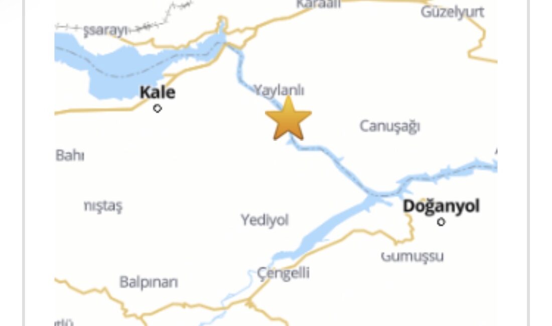 Elazığ’ın Sivrice ilçesinde gece saatlerinde meydana gelen 4.0 büyüklüğündeki deprem,