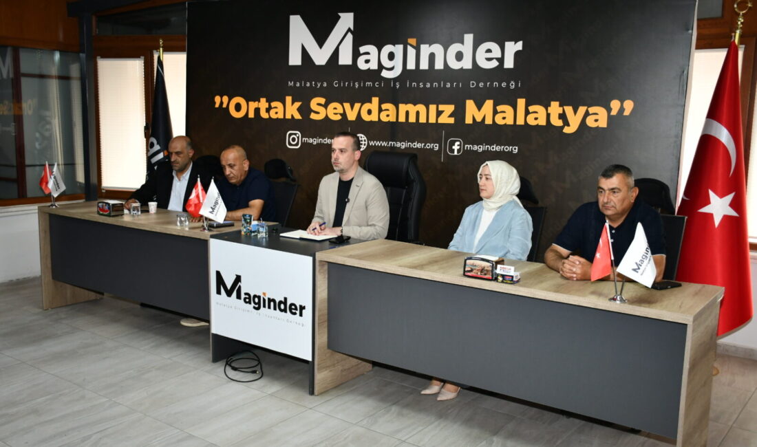 Malatya Girişimci İş İnsanları Derneği (MAGİNDER), düzenlenen programda derneğe yeni