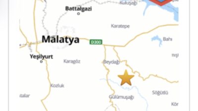 Malatya, bugün ikinci kez sallandı. Akçadağ’da öğle saatlerinde meydana gelen