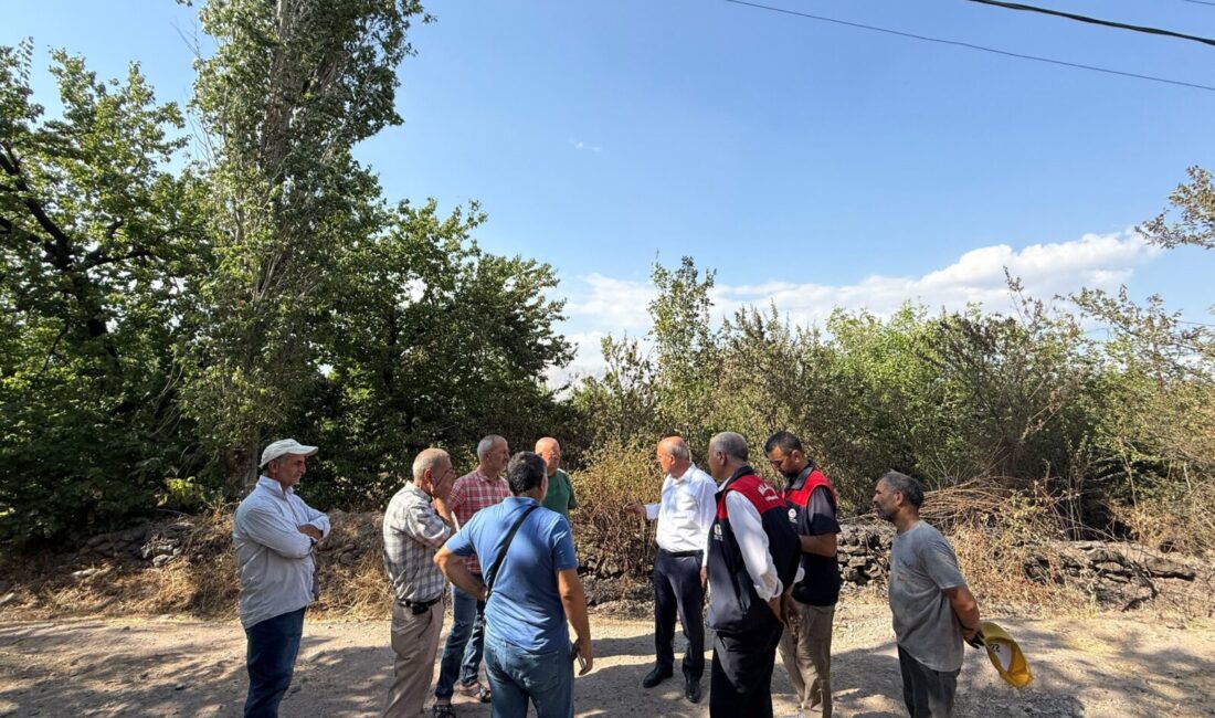 Malatya’nın Battalgazi ve Kale ilçelerinde çıkan anız yangınları itfaiye ekiplerinin