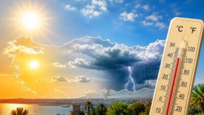 Meteoroloji Genel Müdürlüğü, serin ve yağışlı havanın yeni haftayla birlikte