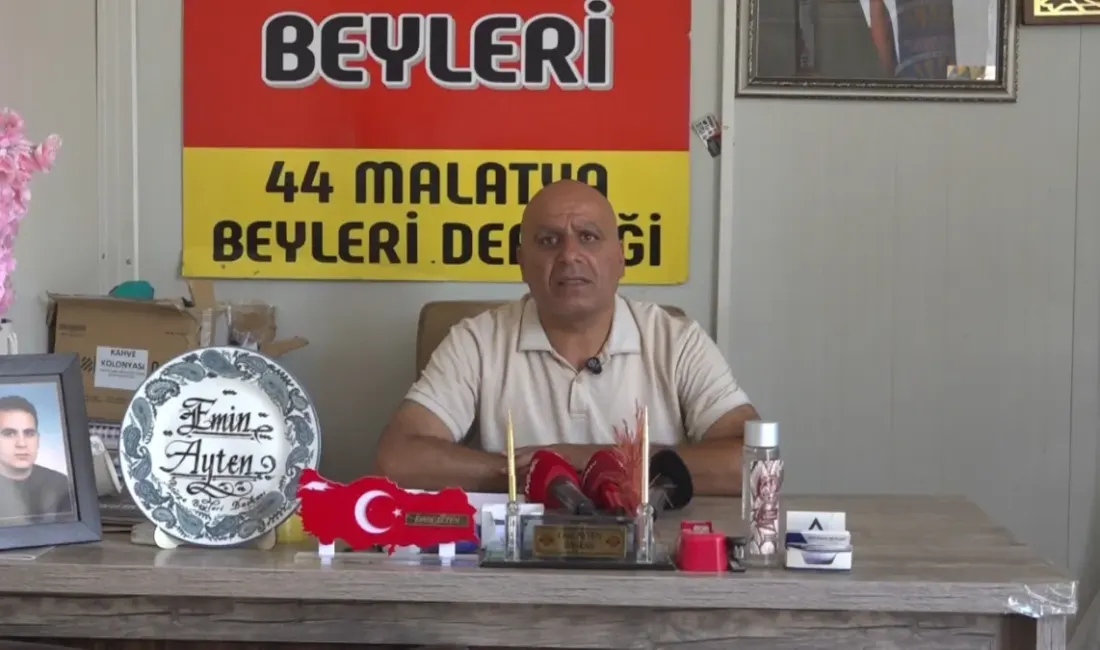 Pütürge Beyleri Sosyal Yardımlaşma Derneği Başkanı Emin Ayten, Malatya Yeşilyurtspor