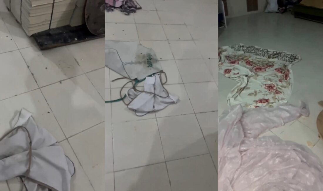 Battalgazi ilçesinde bir vatandaşın cep telefonu ile kayda aldığı görüntüler,