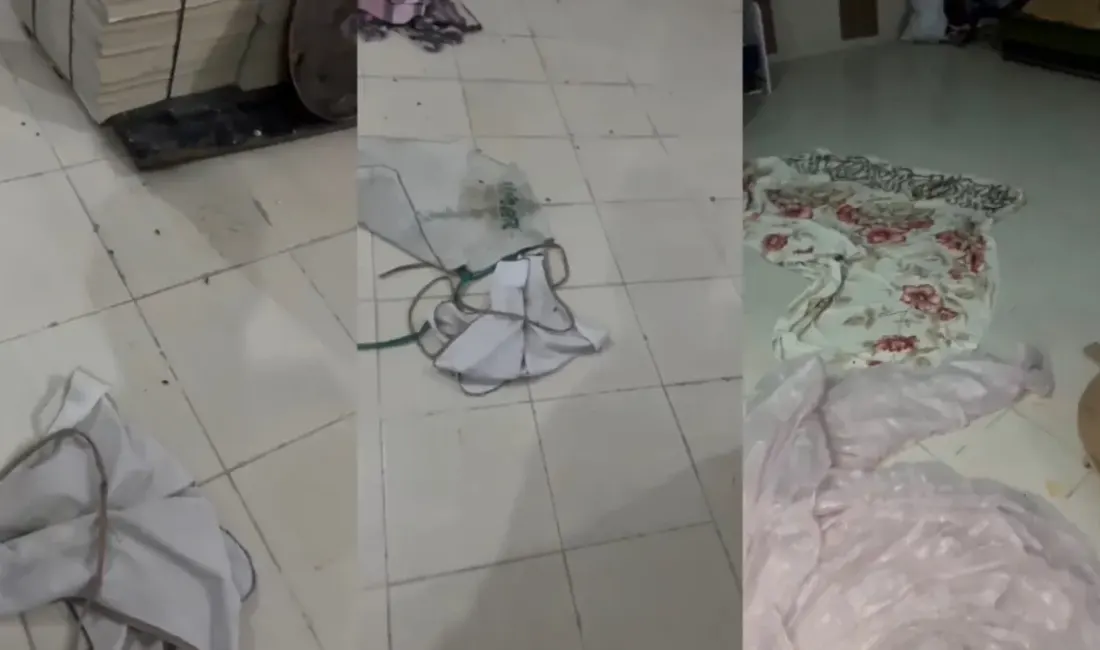 Battalgazi ilçesinde bir vatandaşın cep telefonu ile kayda aldığı görüntüler,