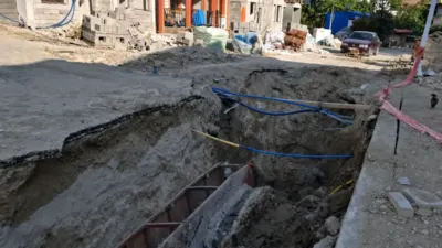 Malatya’nın Yeşilyurt ilçesi Gündüzbey Mahallesi’nde altyapı çalışması için açıldığı belirtilen