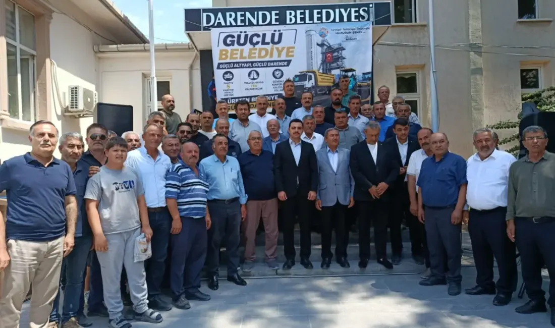 Darende Belediyesi tarafından ilçenin yol ve ulaşım altyapısını güçlendirmek amacıyla