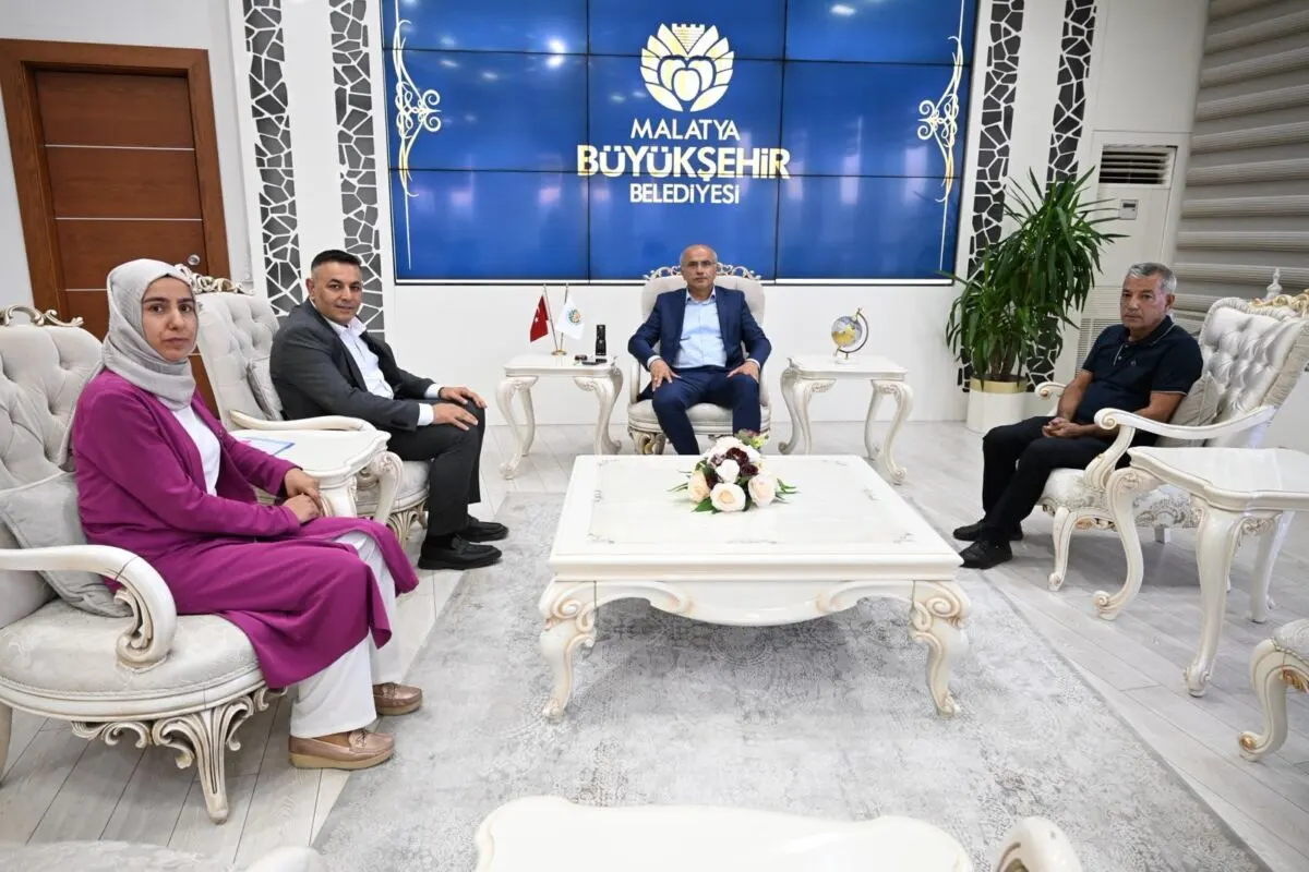 MTSO Başkanı Oğuzhan Ata Sadıkoğlu ile Meclis Üyesi Mustafa Bayındır’ın