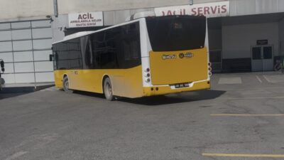 Malatya’da şehir içi sefer yapan MOTAŞ otobüsünde 82 yaşındaki yolcunun