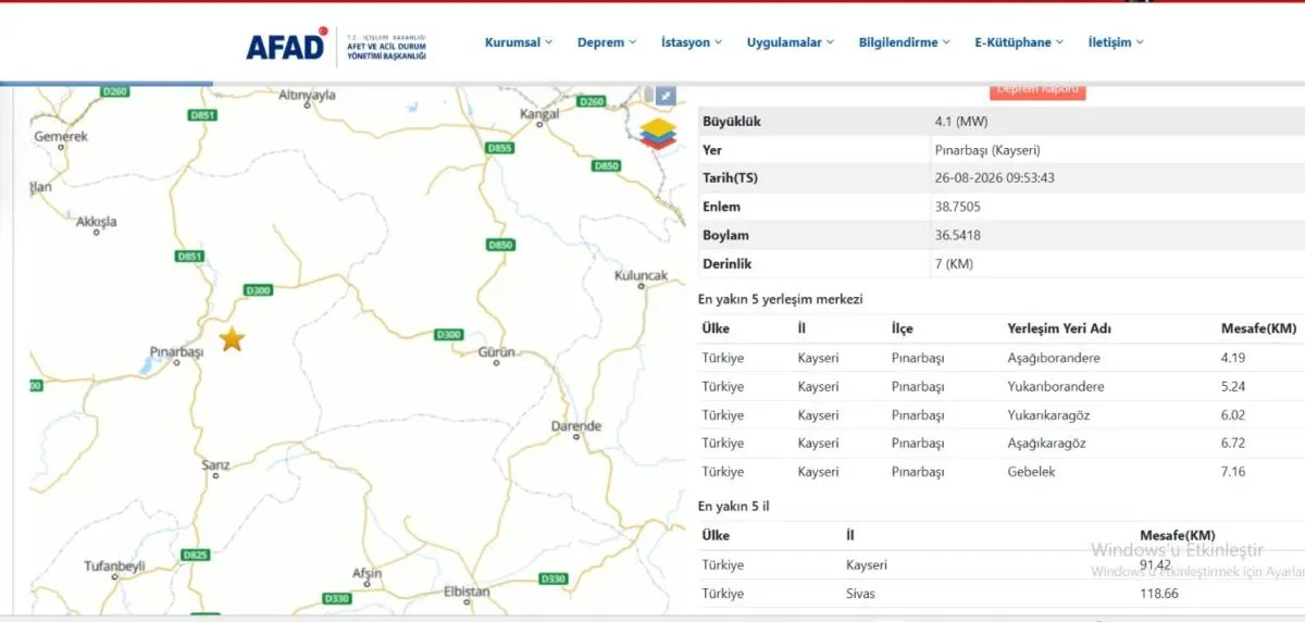 Malatya çevresinde yaklaşık 12 saat içinde dört deprem meydana geldi.