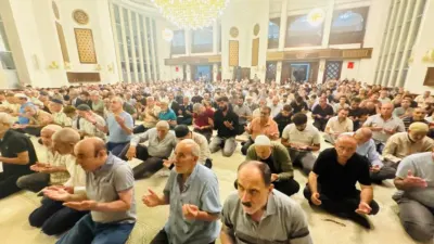 Malatya’da Mevlid Kandili dolayısıyla camilerde programlar düzenlendi. Kernek Karagözlüler Camii’ndeki