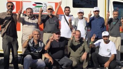 Bosna Hersek’ten yola çıkarak Filistin’e ulaşmayı hedefleyen uluslararası “Palestine Convoy”a