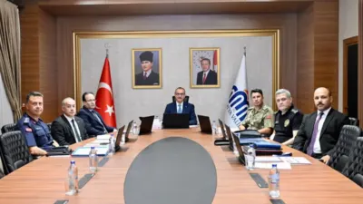 Vali Seddar Yavuz başkanlığındaki toplantıda kentteki güvenlik çalışmaları değerlendirildi. Uyuşturucu