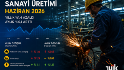Türkiye İstatistik Kurumu (TÜİK), 2026 yılı haziran ayına ilişkin sanayi