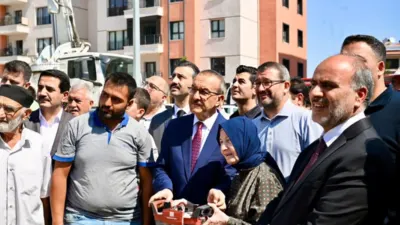 Malatya’nın Tandoğan Mahallesi’nde inşa edilecek İnci Cömert Camii için temel