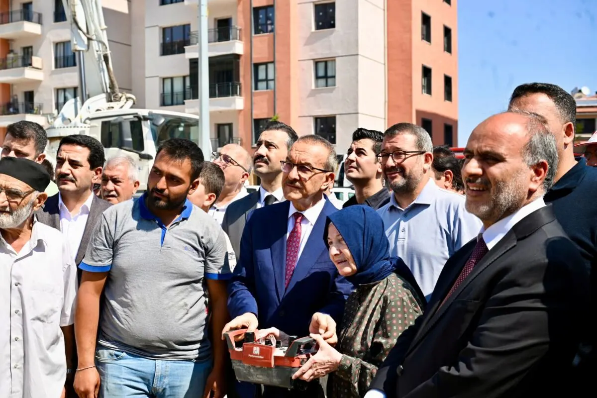 Malatya’nın Tandoğan Mahallesi’nde inşa edilecek İnci Cömert Camii için temel
