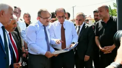 Malatya Valisi Seddar Yavuz ve Büyükşehir Belediye Başkanı Sami Er,