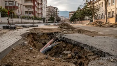 Malatya’nın Battalgazi ilçesinde altyapı çalışması sonrası kesilen internet hizmeti, kısa