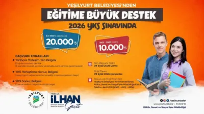 Yeşilyurt Belediyesi, 2026 YKS’de ilk 2 bin içinde yer alan