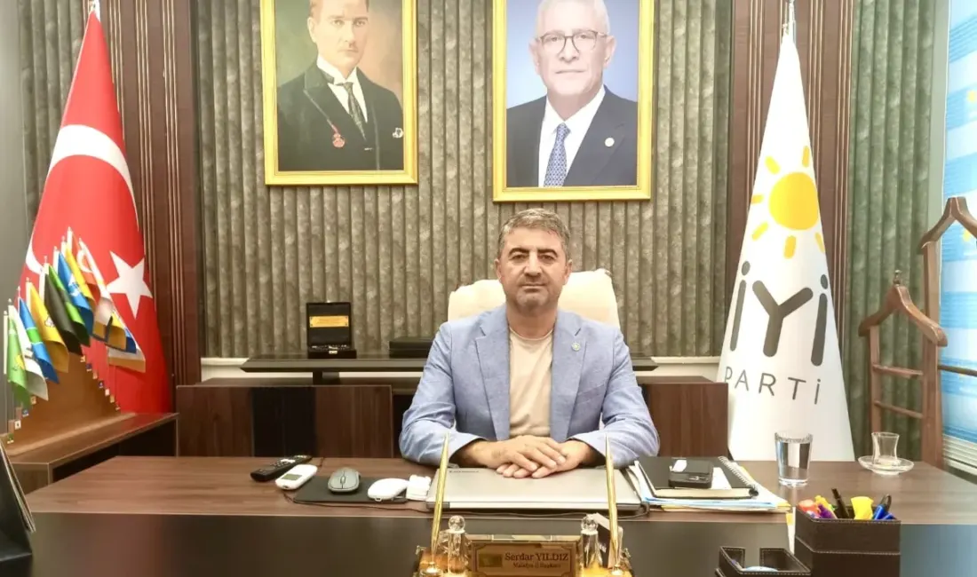 İYİ Parti Malatya İl Başkanı Serdar Yıldız, “Terörsüz Türkiye” sürecine