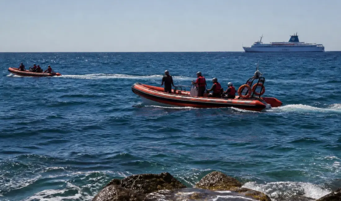 Girne açıklarında yolcu feribotunun battığı veya alabora olduğu bildirildi. Haber