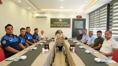 Bozkurt, Zabıta Haftası’nda ekiplerin ilçe düzenindeki çalışmalarına teşekkür etti.