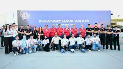 İlhan Geçit, Tulga Havalimanı’ndaki insansız hava araçları yarışmasında gençlerin projeleri