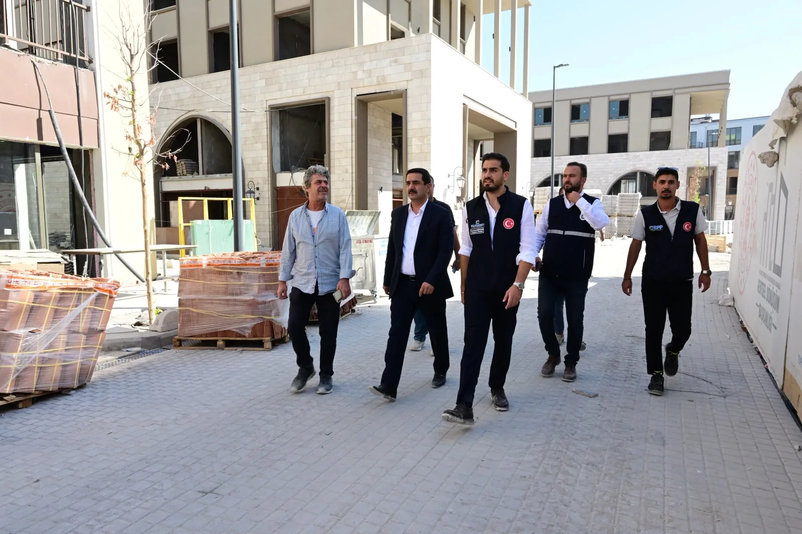 Bayram Taşkın, rezerv alan çalışmalarında Şemsiye Sokak ve Yeni Cami