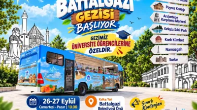 Üniversite öğrencilerine yönelik gezi, 26-27 Eylül’de üstü açık otobüsle düzenlenecek.