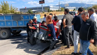 Özal Mahallesi Havalimanı yolu üzerindeki kazada yaralanan 2 kişinin hayati