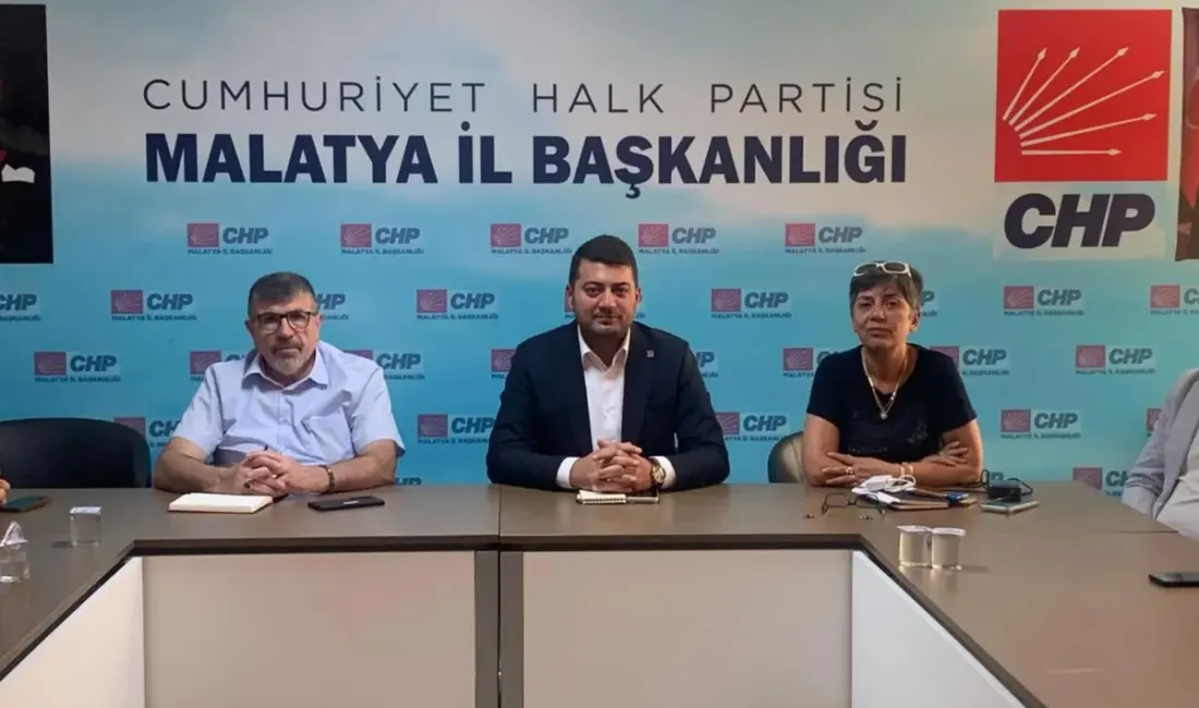 CHP Malatya İl Başkanlığı, İl Başkanı Hakan Satılmış başkanlığında ilçe