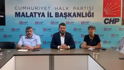 CHP Malatya İl Başkanlığı, İl Başkanı Hakan Satılmış başkanlığında ilçe