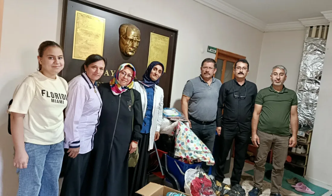 İş insanları ve hemşehrilerin katkılarıyla temin edilen malzemeler, rehabilitasyon merkezindeki