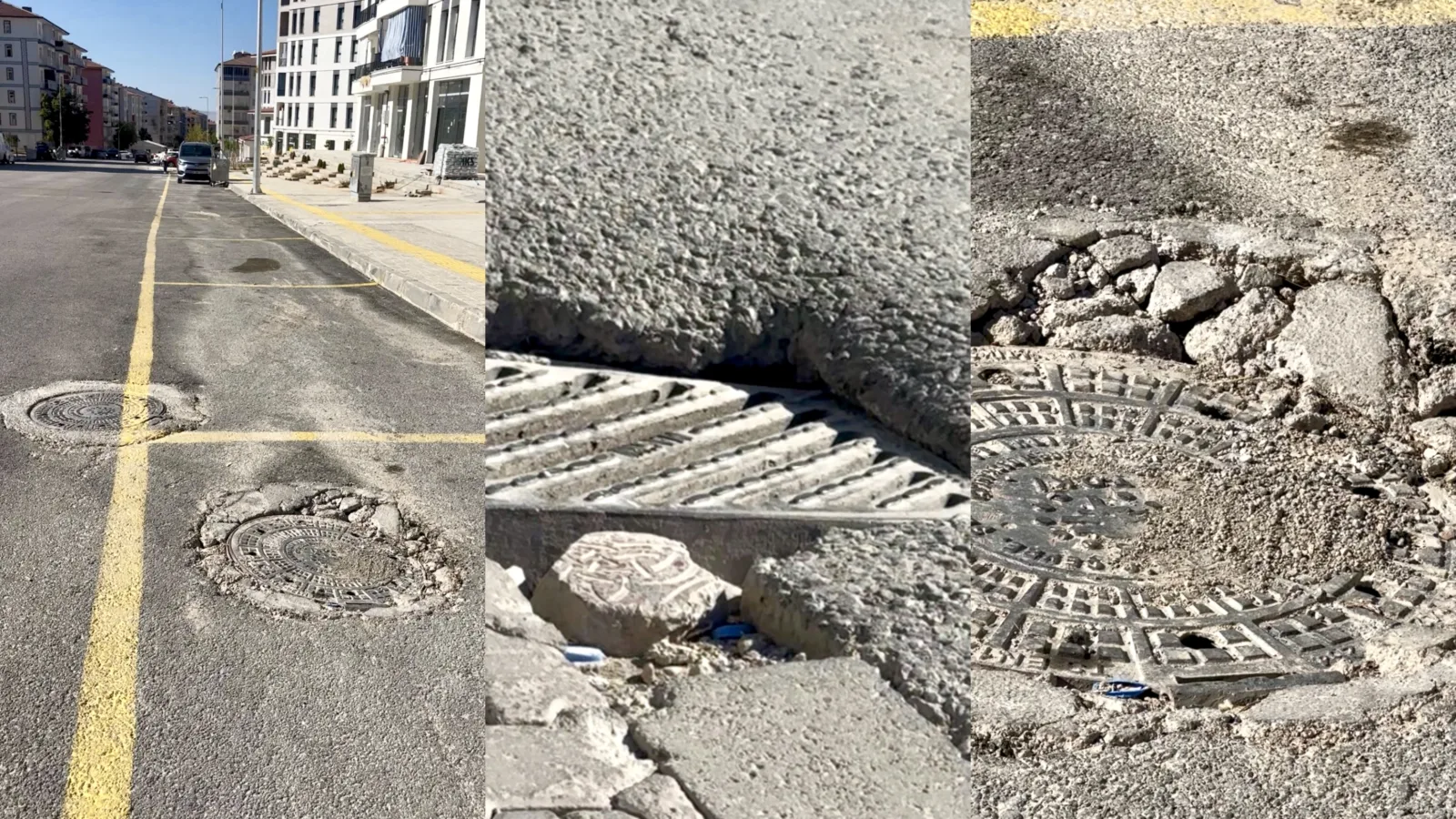 Tevfik Temelli Caddesi’ndeki kot farkları, MASKİ’nin sürüş konforu açıklamasını gündeme