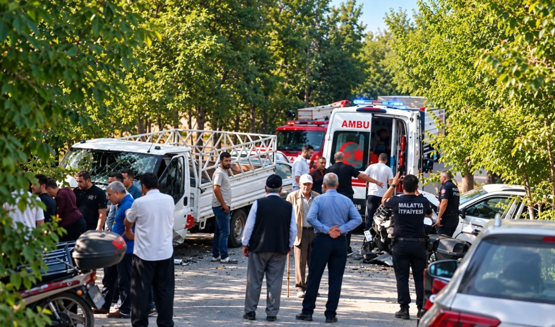 Battalgazi’deki kazada araçta sıkışan sürücü, itfaiye ekiplerinin müdahalesiyle kurtarıldı.