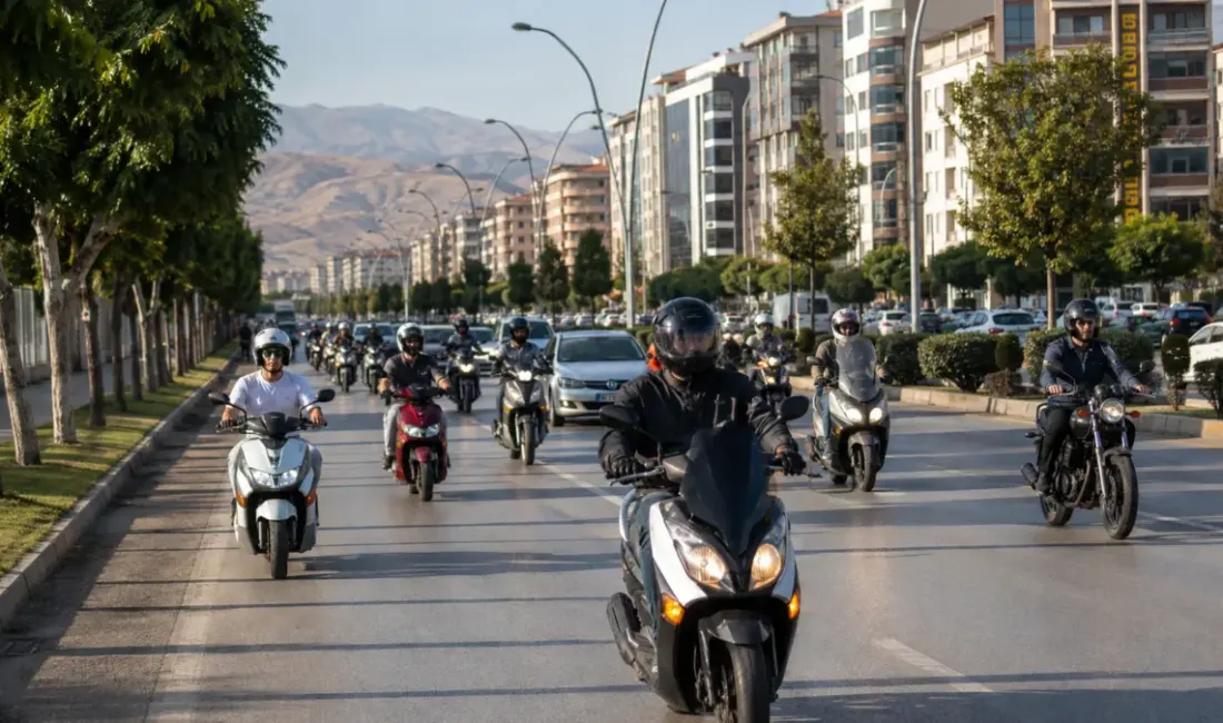 Kentte kayıtlı motosiklet sayısı 2021’deki 11 bin 837’den Temmuz 2026’da