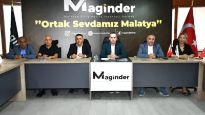 Oğuzhan Ata Sadıkoğlu ve ekibi, MAGİNDER ziyaretinde kentin ekonomik sorunlarını