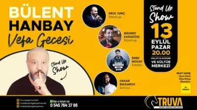 Malatya’nın kültür ve sanat hayatına katkılarıyla tanınan Bülent Hanbay anısına