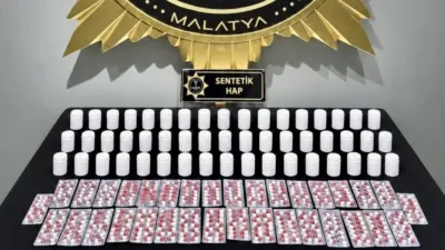Malatya’da sokak satıcılarına yönelik operasyonda 3 bin 601 sentetik ecza