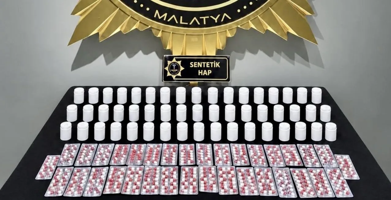 Malatya’da sokak satıcılarına yönelik operasyonda 3 bin 601 sentetik ecza