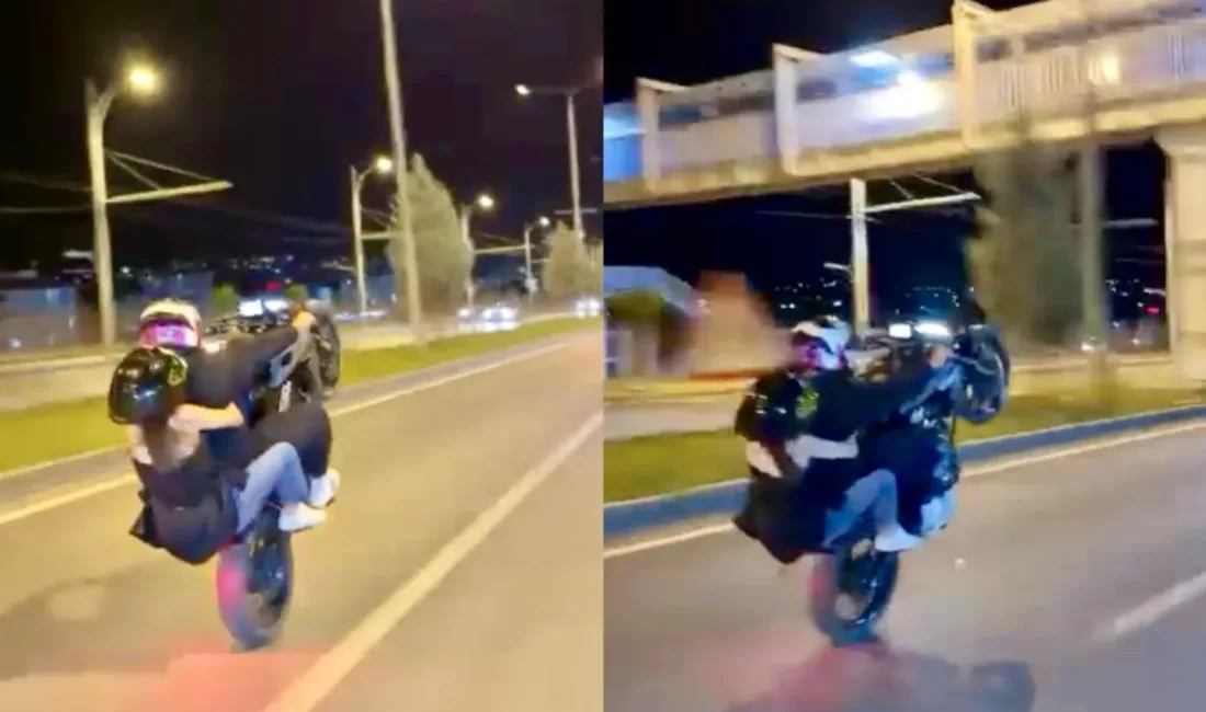 Malatya’da Tek Teker Motosiklete 46 Bin TL Ceza Sosyal medyadaki görüntülerden tespit edilen sürücünün ehliyetine 4 ay el