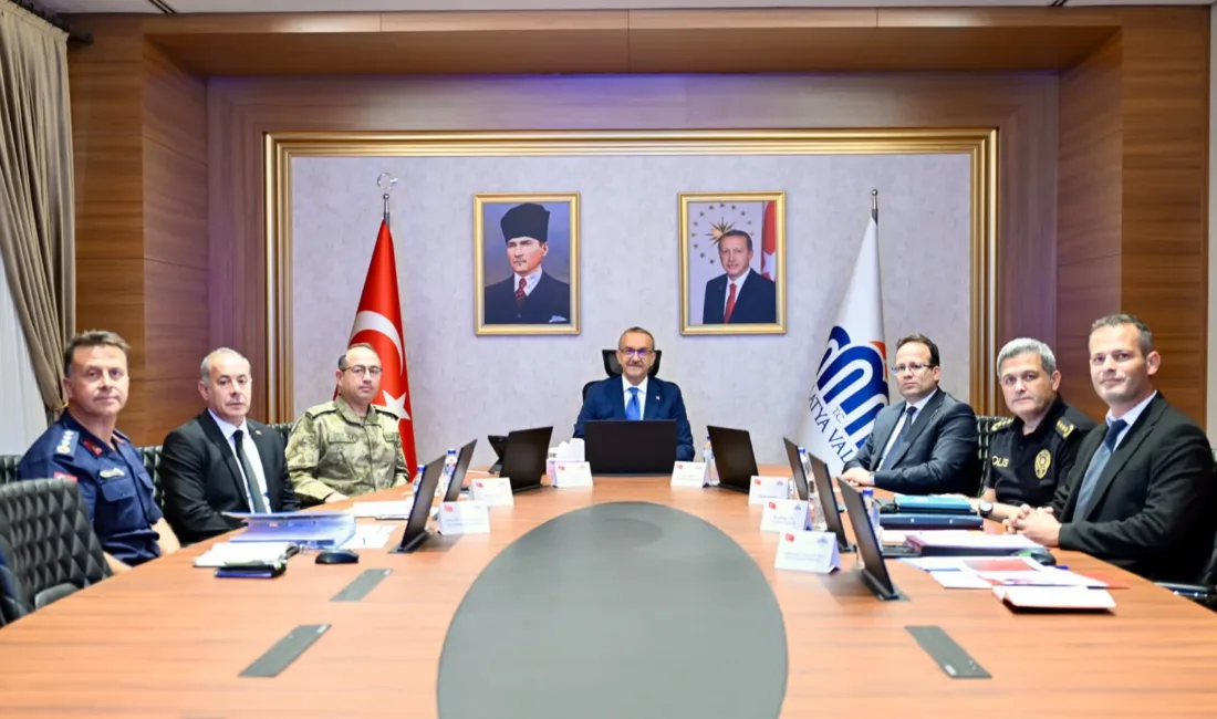 Güvenlik toplantısında 14-20 Eylül 2026 dönemine ait çalışmalarda 8 kişinin