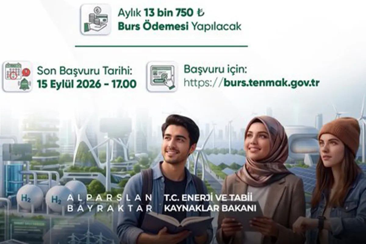 TENMAK Lisans Başarı Bursu başvuruları başladı. 2025 veya 2026 YKS’de