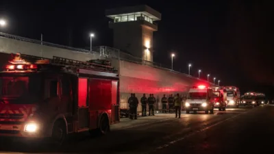 Elazığ T Tipi Cezaevi’ndeki yangında dumandan etkilenen 19 mahkum tedavilerinin