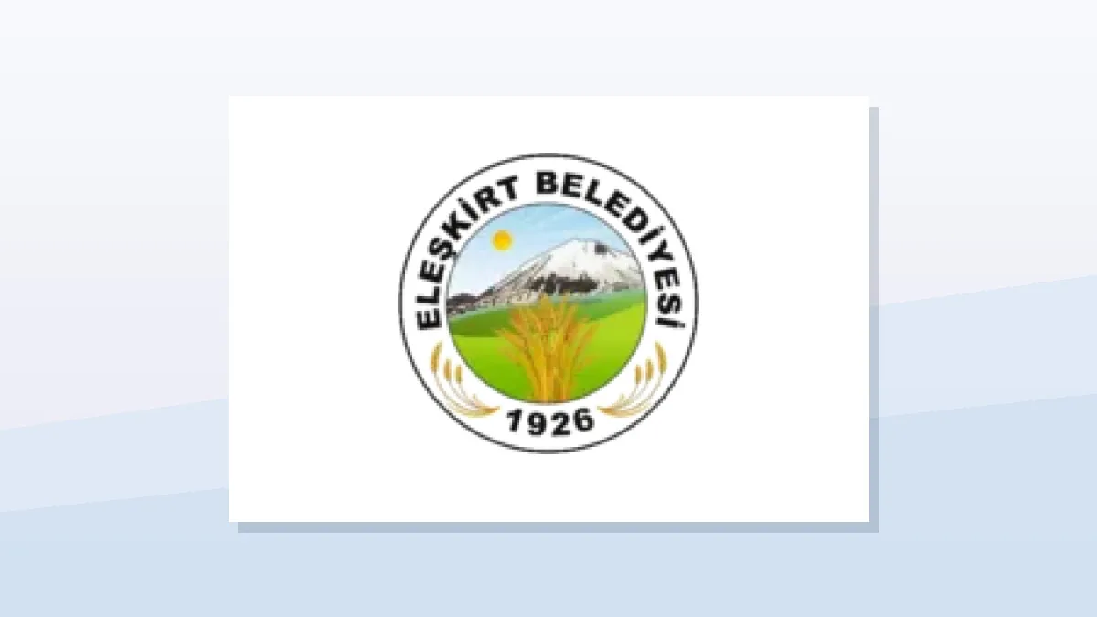 Eleşkirt Belediye Başkanliği, Ağri için memur alımı yapacağını duyurdu.